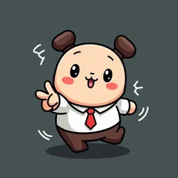 Kawaii pointing cta